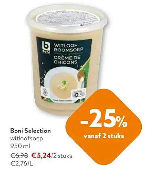 Promotie: witloofsoep