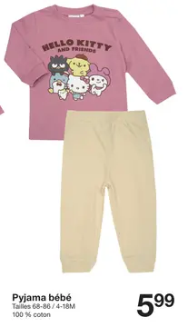 Offre: Pyjama bébé