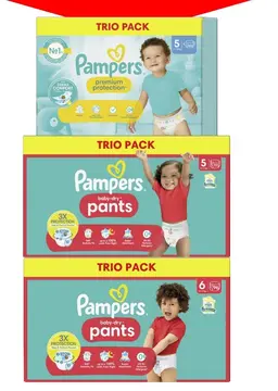 Aanbieding: Pampers Trio Pack