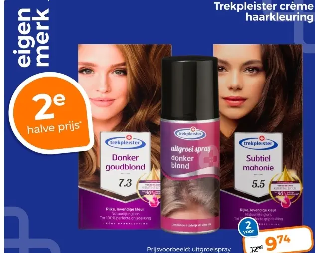 Aanbieding: Trekpleister crème haarkleuring