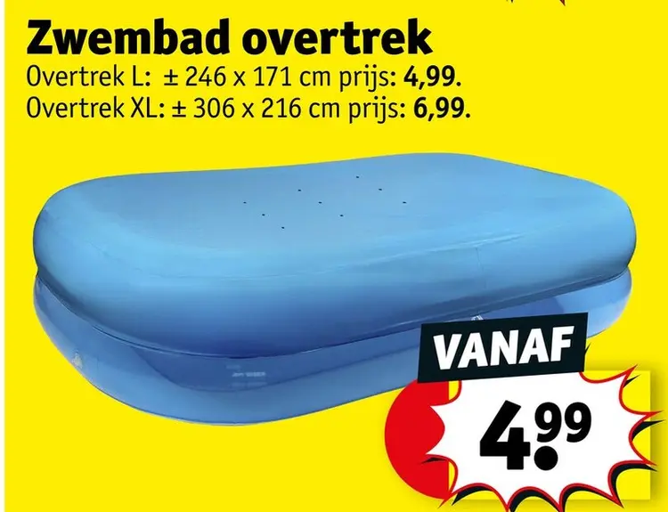 Promotie: Zwembad overtrek