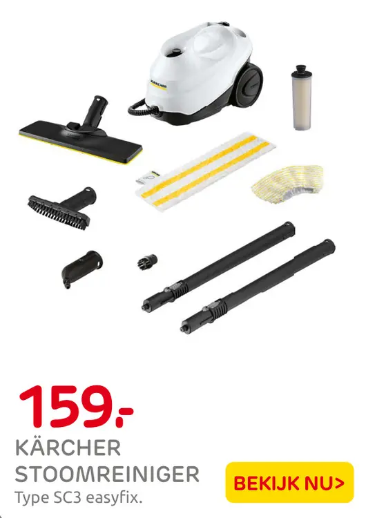 Aanbieding: Kärcher stoomreiniger
