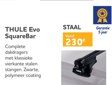 Aanbieding: THULE Evo SquareBar