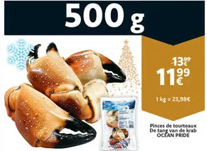 Promotie: Pinces de tourteaux