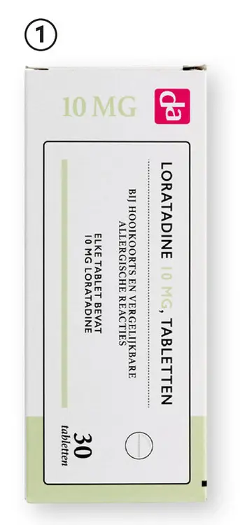 Aanbieding: Loratadine 10 mg 30 tabletten