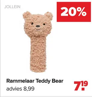 Promotie: Rammelaar Teddy Bear