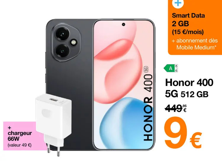 Offre: Honor 400 5G 512 GB