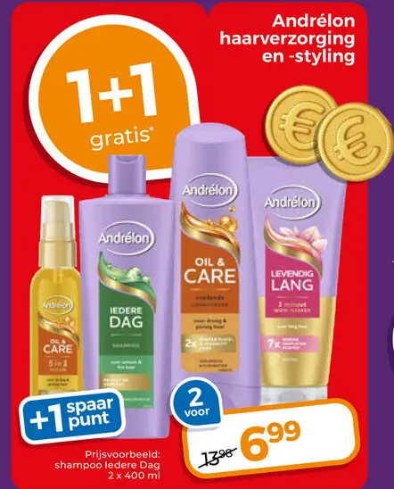 Aanbieding: Andrélon haarverzorging en -styling