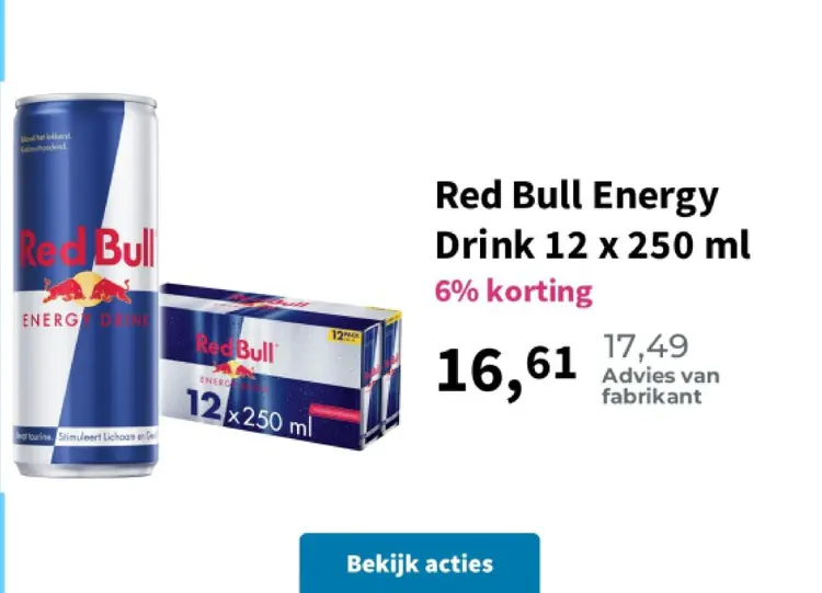 Promotie: Red Bull Energy Drink
