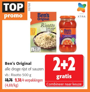 Promotie: Ben's Original