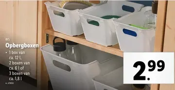 Aanbieding: Opbergboxen