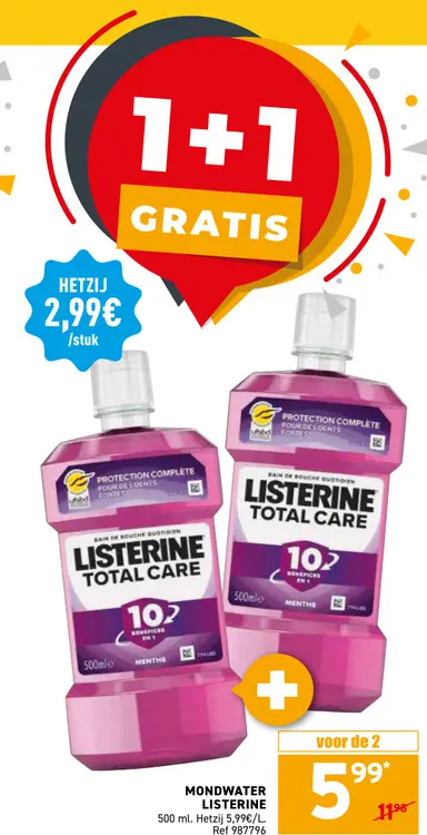 Promotie: Mondwater