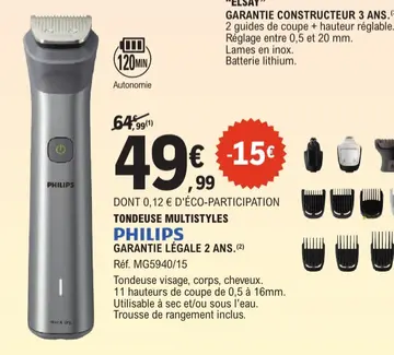 Aanbieding: TONDEUSE MULTISTYLES