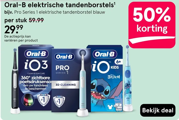 Aanbieding: Elektrische tandenborstels