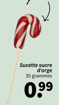 Offre: Sucette sucre d'orge