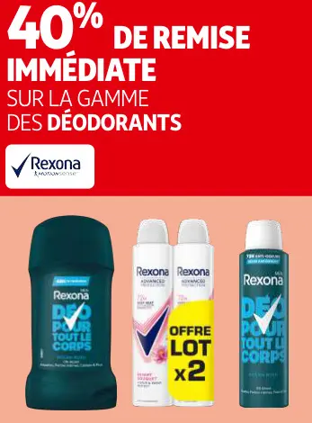 Promotie: Déodorants