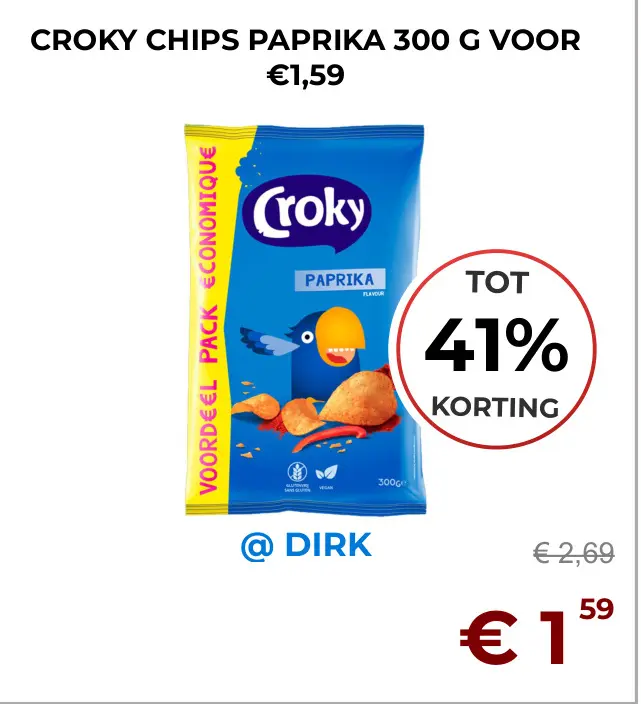 Aanbieding: Chips paprika