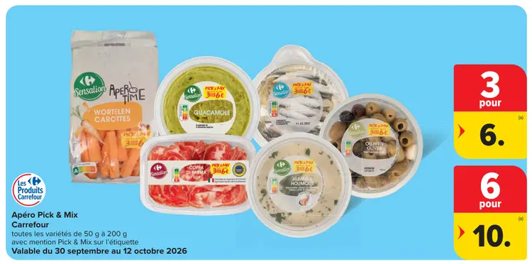 Offre: Apéro Pick & Mix