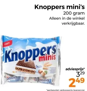 Aanbieding: Knoppers minis