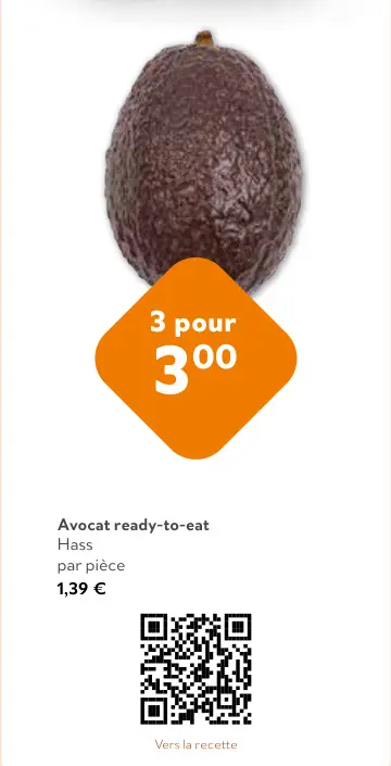 Offre: Avocat ready-to-eat Hass