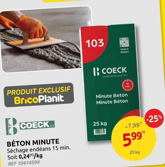 Offre: Béton minute