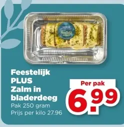 Aanbieding: Zalm in bladerdeeg