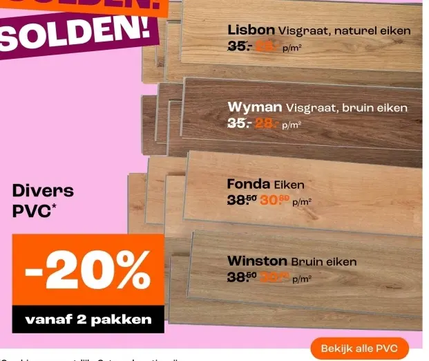 Promotie: Divers PVC