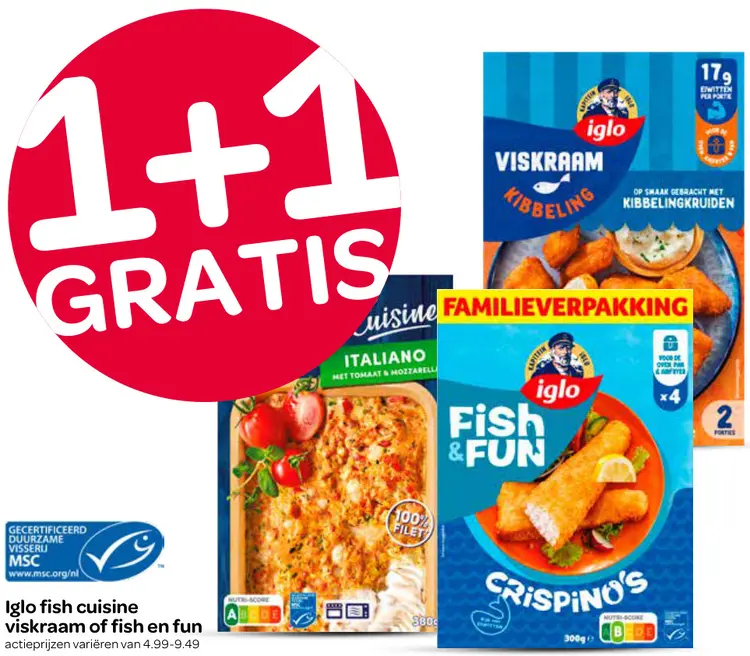 Aanbieding: Fish cuisine, viskraam of fish en fun