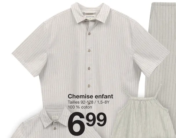 Offre: Chemise enfant