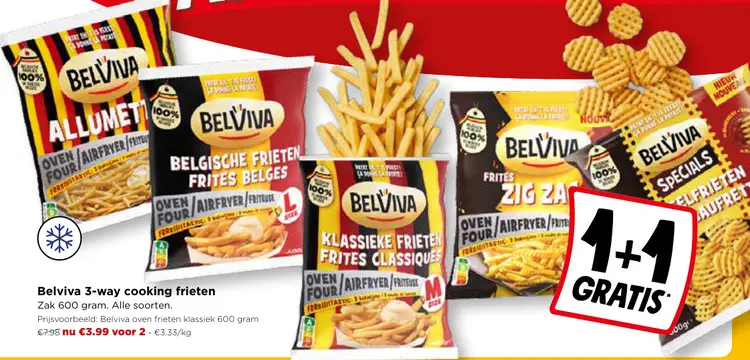 Promotie: 3-way cooking frieten