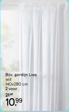 Aanbieding: Bijv. gordijn Lisa