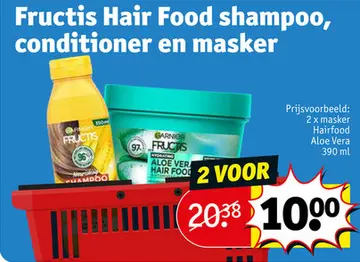 Aanbieding: Fructis Hair Food shampoo, conditioner en masker