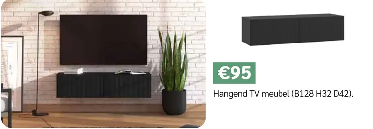 Promotie: Hangend TV-meubel