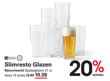 Aanbieding: Slimresto Glazen