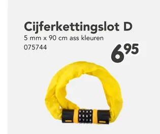 Aanbieding: Cijferkettingslot D
