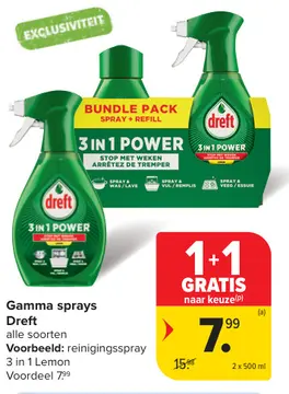 Aanbieding: Gamma sprays Dreft