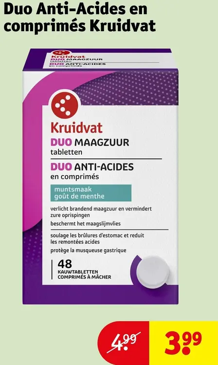 Offre: Duo Anti-Acides en comprimés