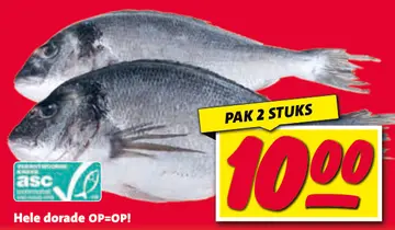 Aanbieding: Hele dorade