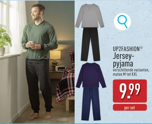 Promotie: UP2FASHION® Jersey-pyjama