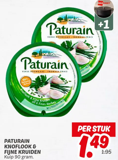 Aanbieding: Paturain Knoflook & Fijne Kruiden