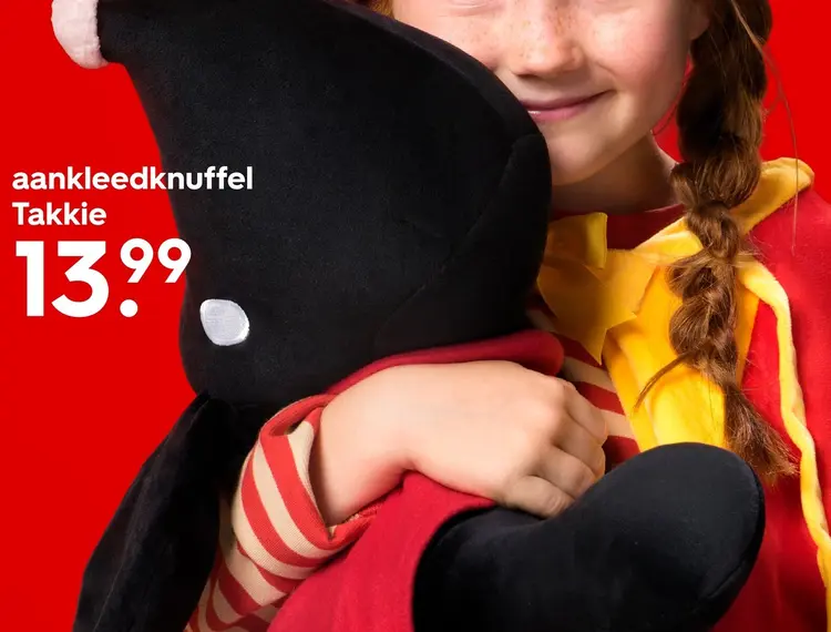 Aanbieding: Aankleedknuffel Takkie