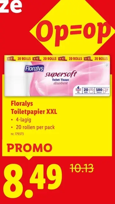 Aanbieding: Toiletpapier XXL