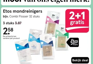 Aanbieding: Etos mondreinigers