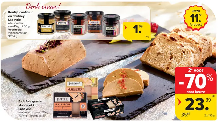 Promotie: Blok foie gras in vlootje of kit