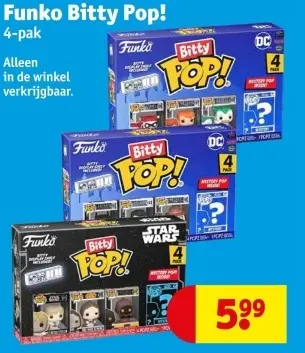 Aanbieding: Funko Bitty Pop!