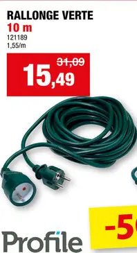 Offre: Rallonge verte