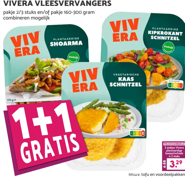 Aanbieding: Vivera Vleesvervangers