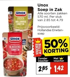 Aanbieding: Soep in Zak