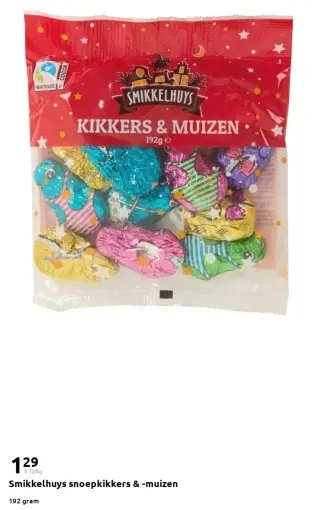Aanbieding: Smikkelhuys snoepkikkers & -muizen