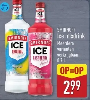 Aanbieding: Smirnoff Ice mixdrink